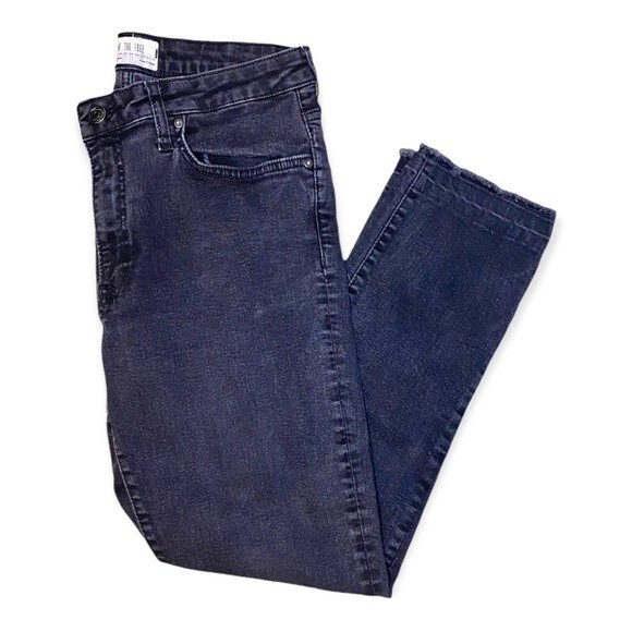 We The Free Raw Hem Faded Black Jeans - Size 30 - Picture 1 of 6